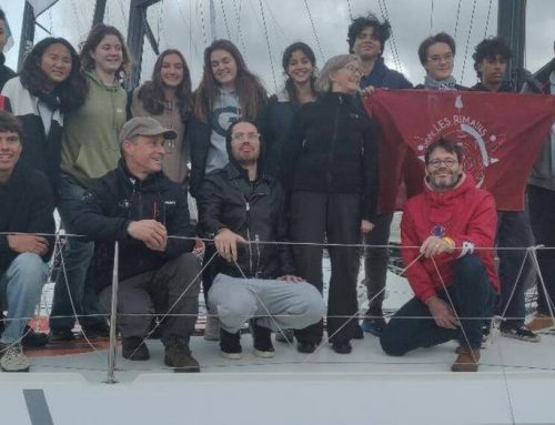 Un skipper américain accueille des lycéens en voyage linguistique aux Rimains